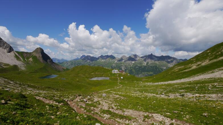 Rappenseehütte von oben