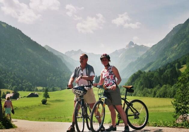 Mountainbiken im Trettachtal