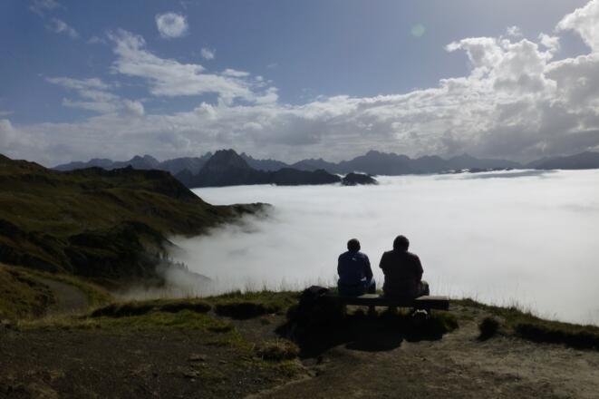 Rast am Zeigersattel