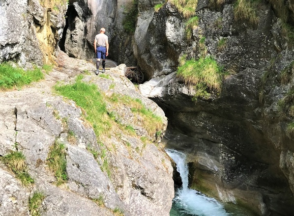 die Gießenbachklamm ist direkt von der Fewo zwischen Berg und Bach in 1 h Fußmarsch erreichbar