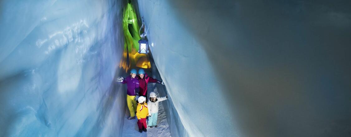 Natur Eis Palast am Hintertuxer Gletscher