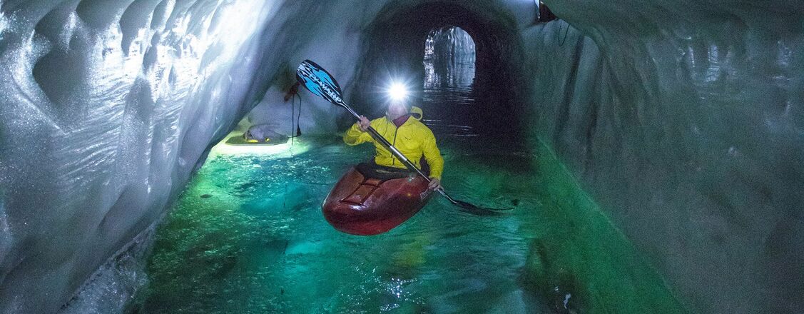 Natur Eis Palast im Hintertuxer Gletscher