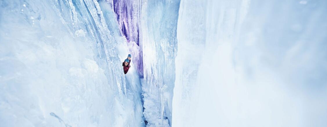 Natur Eis Palast im Hintertuxer Gletscher