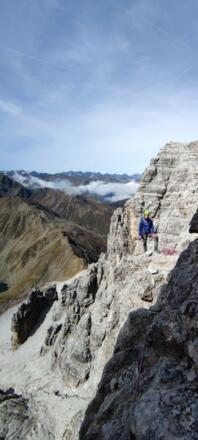 Stand nach der 2. Seillänge