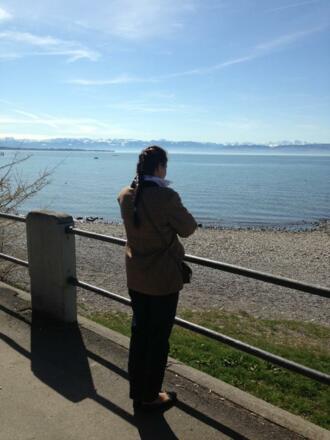 auch aus der Ferne sind die Berge ein Traum