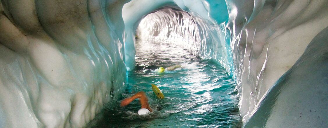 Natur Eis Palast im Hintertuxer Gletscher