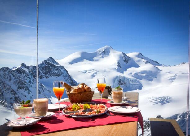 Café 3440m - Pitztal - Frühstück