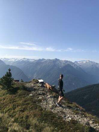 Wanderung vom Wildkogel zur Steineralm