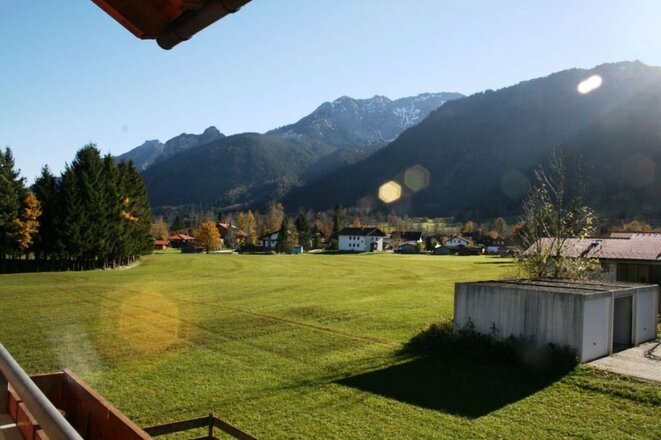 traumhafter Blick vom Balkon