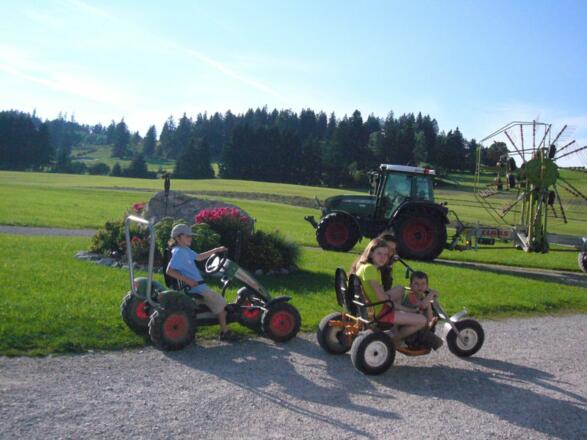 Sehr beliebt ist unser Kinderfuhrpark