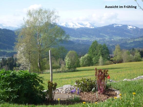 Aussicht im Frühling