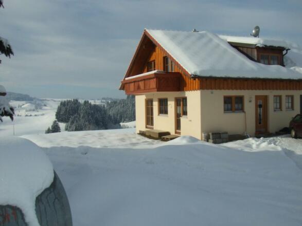 Haus Sigel im Winter