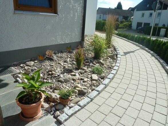 Weg zur Terrasse