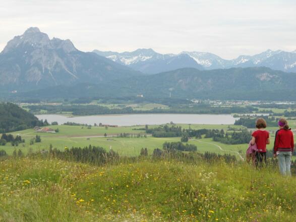 Herrlicher Blick auf das Füssener Land