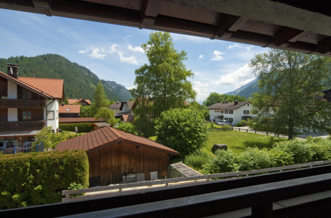 Ausblick vom Ost-Balkon