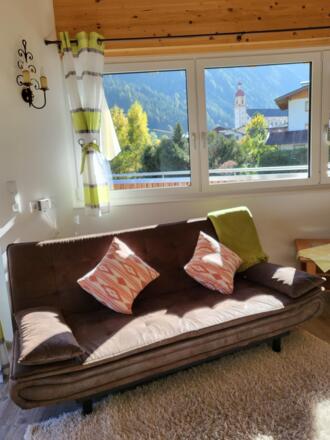 freier Blick auf Neustif Dorf