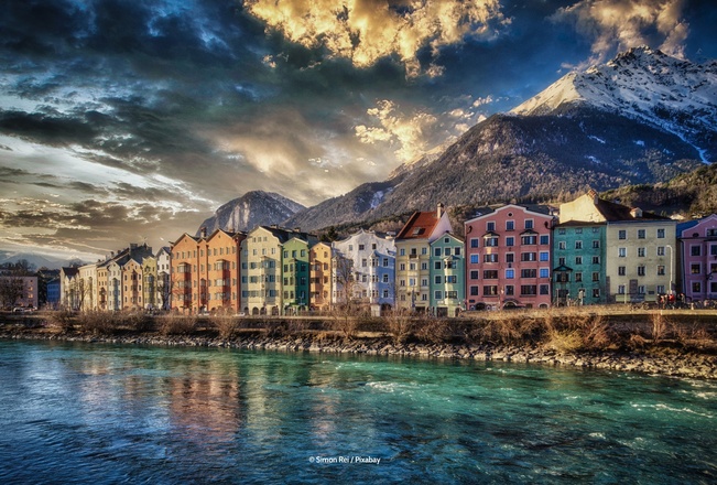 Landeshauptstadt Tirol - Innsbruck Mariahilf am Inn