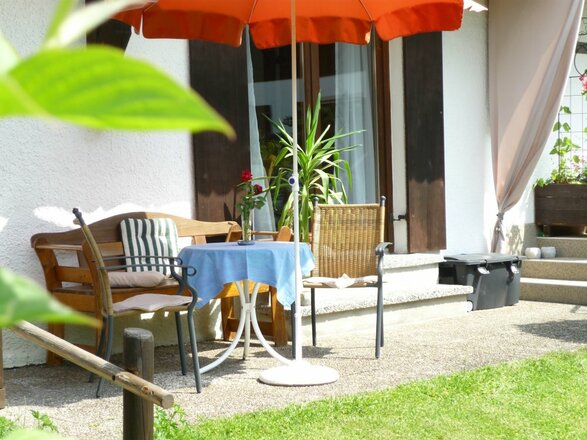 Terrasse zu Doppelzimmer 2