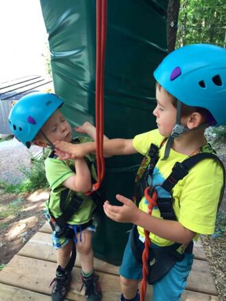 Waldseilpark geschafft - Golm