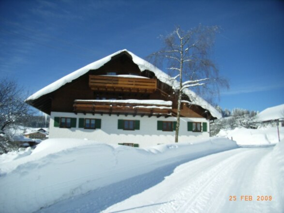 Der Hof im Winter