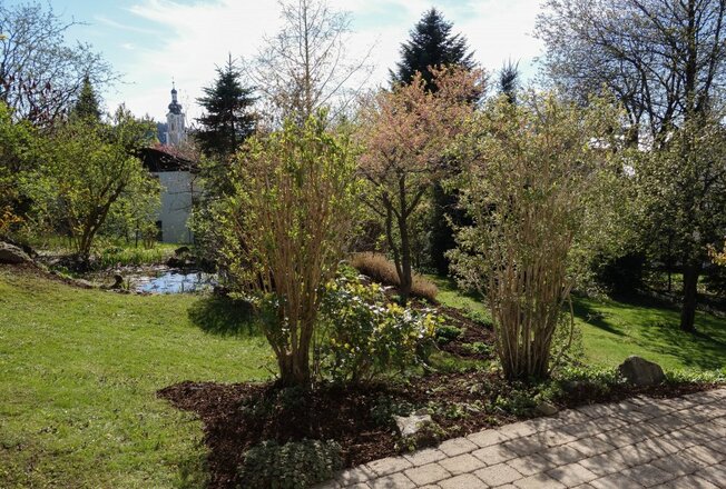 Ausblick Garten Richtung Westen