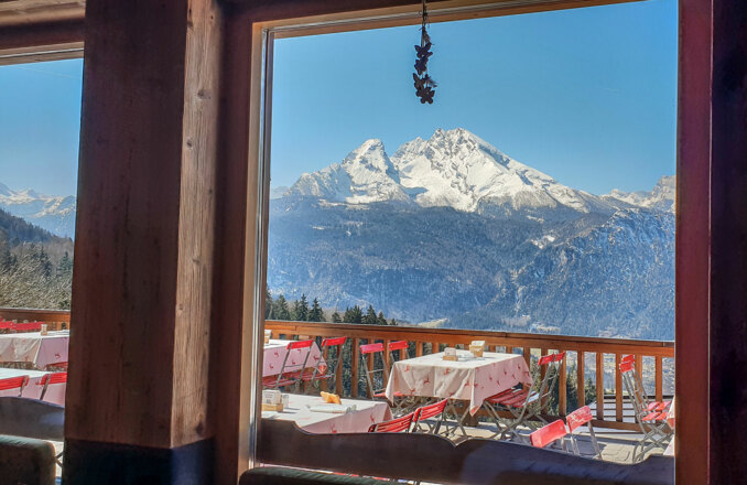 Blick aus dem Fenster der Graflhöh