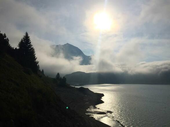 Kopsstausee im Herbst