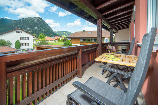 Blick vom West-Balkon