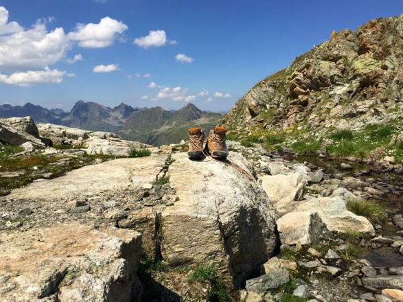 Richtung Hennaköpf via Bielerhöhe
