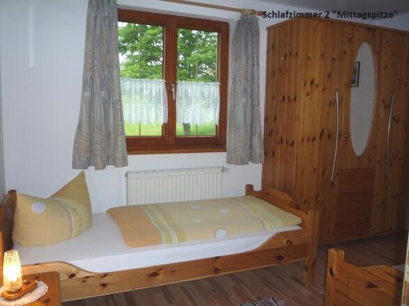 Schlafzimmer 2 Mittagspitze