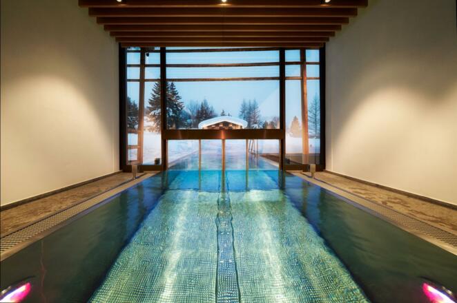 Pool im Winter