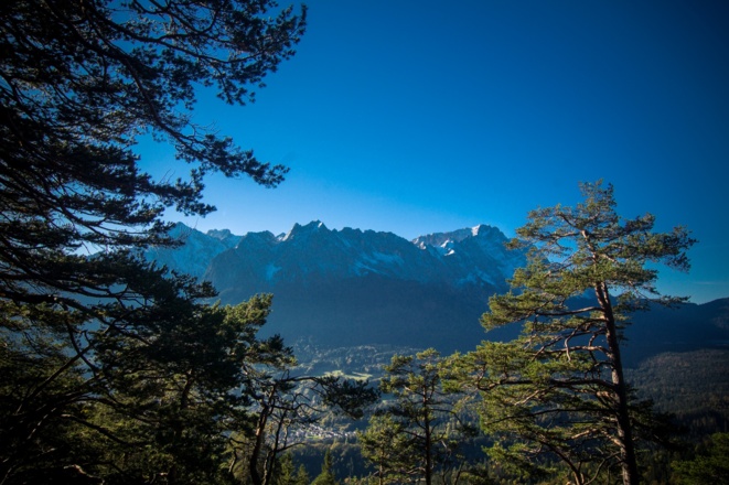 Blick auf die Zugspitze