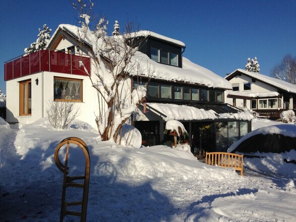 Haus im Winter