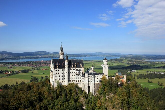 Das Schloss Neuschwanstein liegt nur ca. 20 Min. entfernt