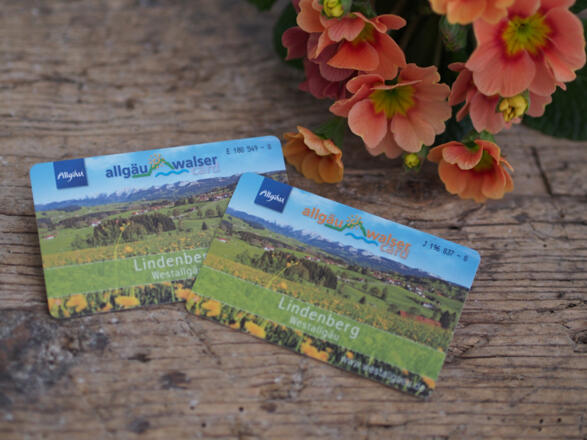 Ihre Gästekarte für Ihren Allgäuurlaub bei uns!