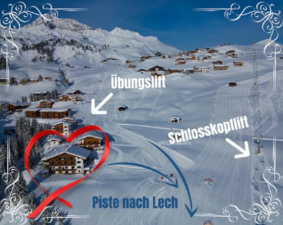 Lage in Oberlech