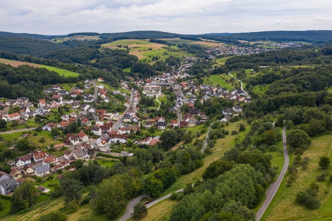 Blick über Leidersbach