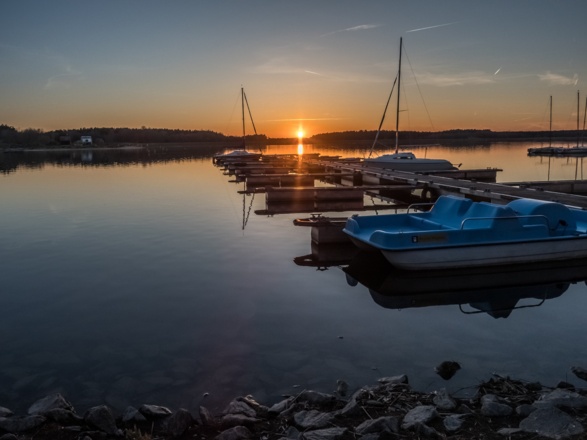 Sonnenuntergang am Rothsee