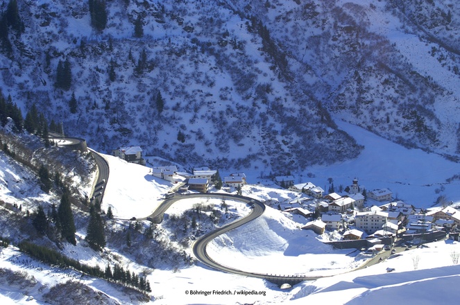Arlberg Pass Straße