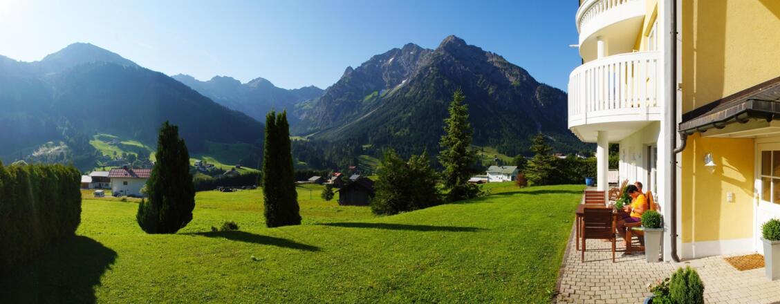 Gartenbereich mit Ausblick