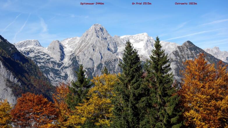Herbstfarben pur nach der Hochsteinalm
