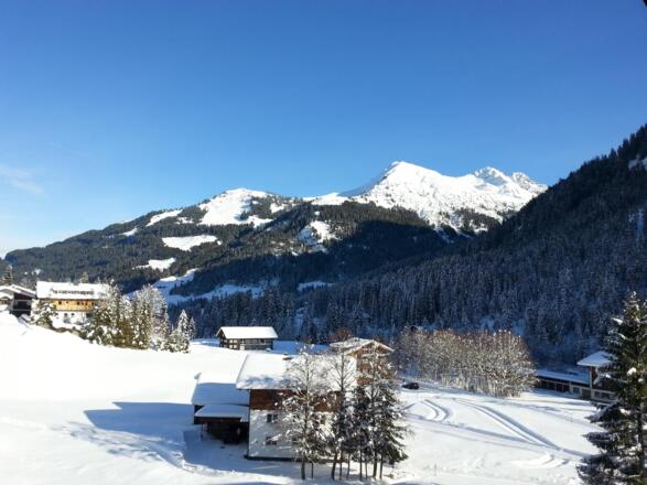 Blick vom Balkon