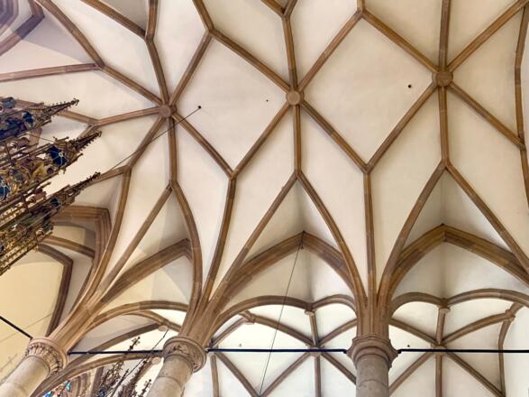 Kreuzrippengewölbe katholische Pfarrkirche Hallstatt