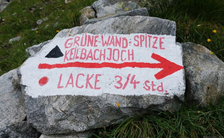 Wegzeichen (2280m) - 02.08.2021