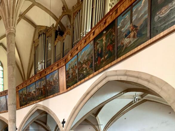 Orgelempore katholische Kirche Hallstatt