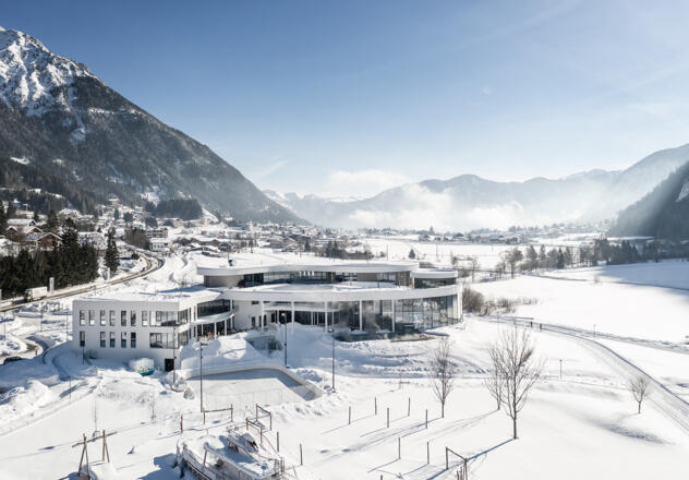 Atoll am Achensee in Maurach im Winter