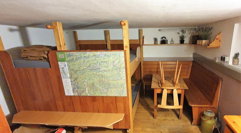 der Winterraum ist zugänglich