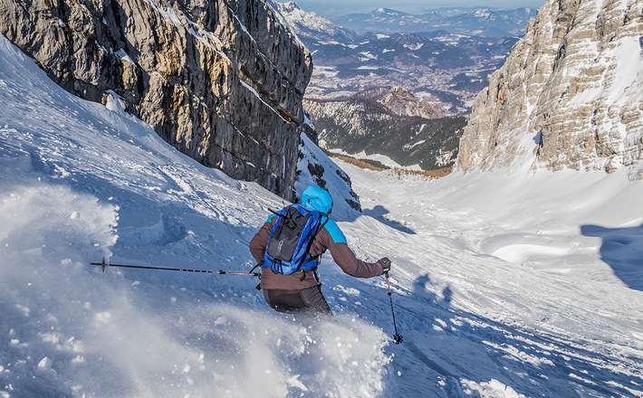 Abfahrt ins Watzmannkar
