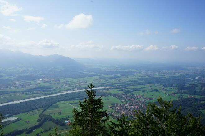 Aussicht ins Inntal  hinunter
