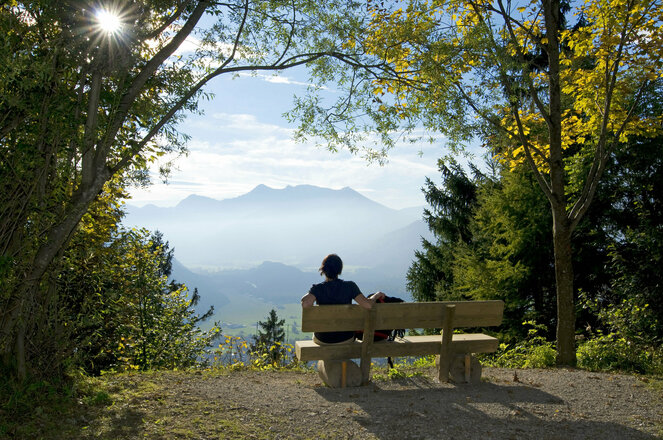 Ruhebank unterhalb von Agersgschwendt